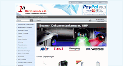 Desktop Screenshot of 1a-buerotechnik.de